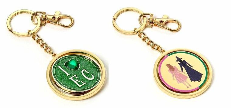 WICKED - Emerald City - Spinning Keyring