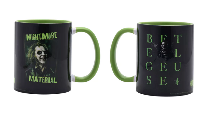 BEETLEJUICE - Black&amp;Green - Nightmare - Inner Colored Mug - 312 ml