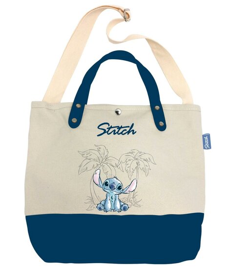 STITCH - Ohana &amp; Blue - Big Canvas Bag - 37x26x11cm
