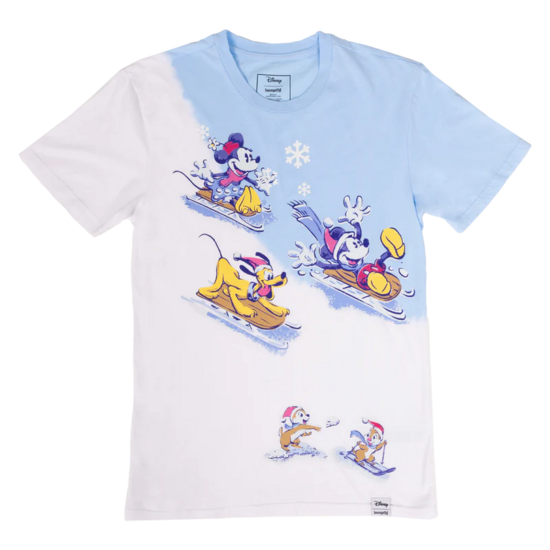 MICKEY &amp; FRIENDS - Winter Wonderland - T-Shirt Unisex Loungefly (XL)