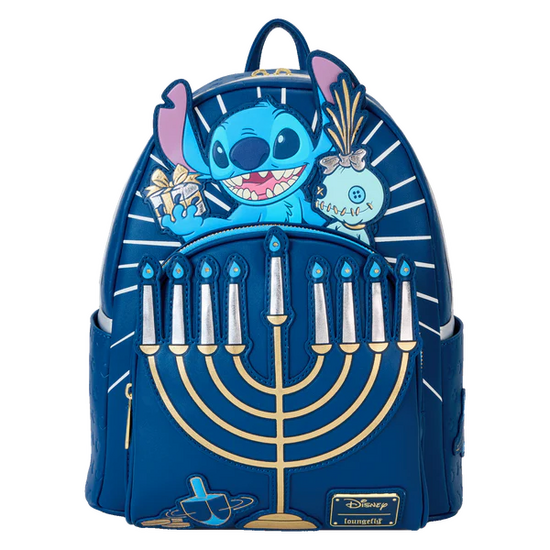 LILO &amp; STITCH - Light Up Menorah Sticth - Mini Backpack Loungefly