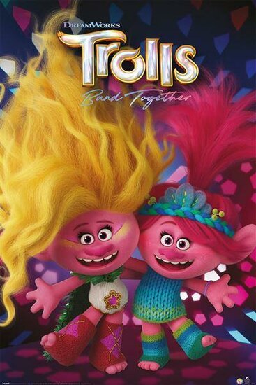 TROLLS BAND TOGETHER - Viva &amp; Poppy - Poster 61 x 91cm