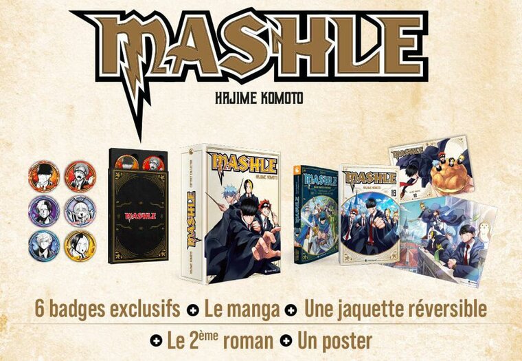 MASHLE - COFFRET COLLECTOR - Tome 18 et Roman Tome 2