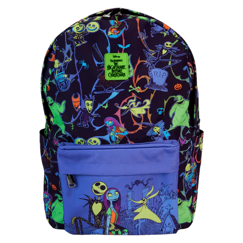 DISNEY - Nightmare Before Christmas - Nylon Backpack LoungeFly