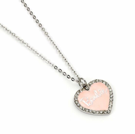 BARBIE - Chain Necklace - Pink Haert