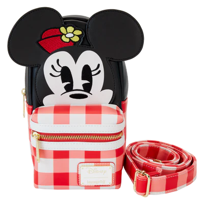 DISNEY - Minnie Mouse &quot;Cup Holder&quot; - Crossbody Bag Loungefly