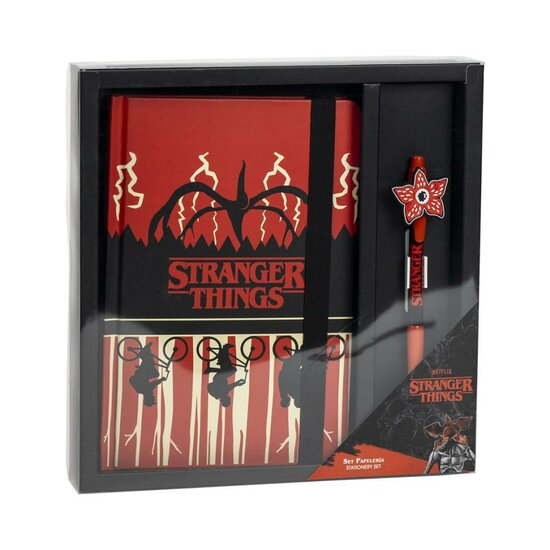 STRANGER THINGS - Set A5 Notebook + Ball-point Pen