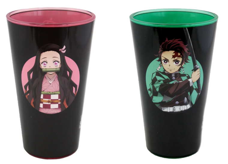 DEMON SLAYER - Tanjiro &amp; Nezuko - 2 XXL Pint Glass 473ml