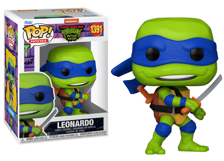 TEENAGE MUTANT NINJA TURTLES MAYHEM -POP Movies N? 1391 - Leonardo