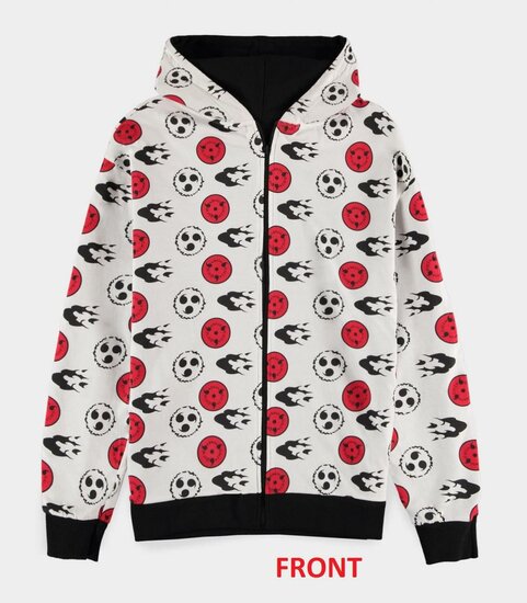 NARUTO SHIPPUDEN - Symbols - Men&#039;s Reversible Zipper Hoodie (L)