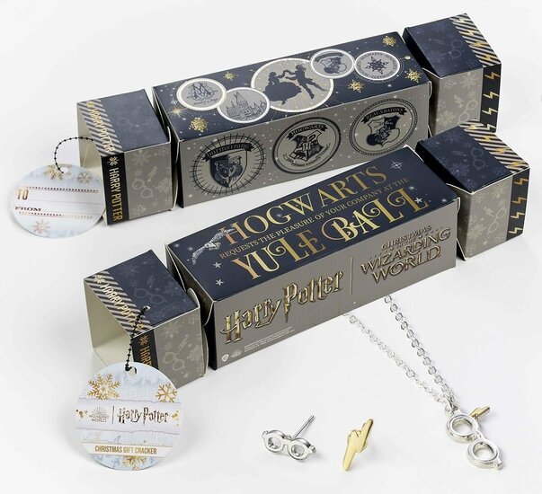 HARRY POTTER - Gift Craker - Glasses Necklace &amp; Earings