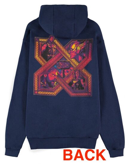 MARVEL - Thor: Love and Thunder - Men&#039;s Zipper Hoodie (2XL)