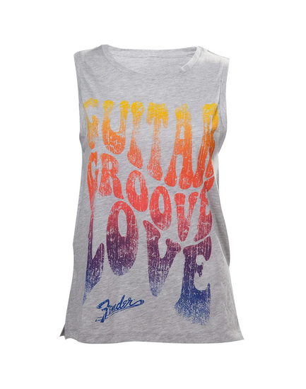 FENDER - T-Shirt Guitar Groove Love - Women&#039;s Top (XL)