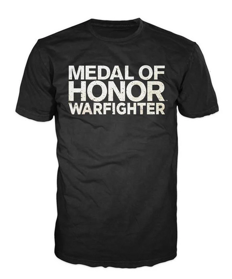 MEDAL OF HONOR WARFIGHTER  - T-Shirt Black - LOGO (S)