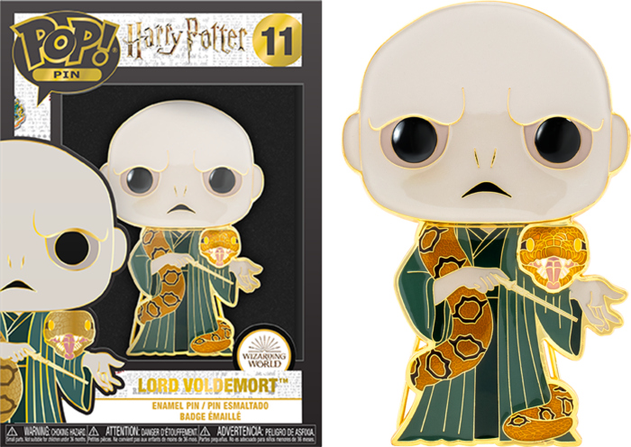 HARRY POTTER - Pop Large Enamel Pin N? 11 - Lord Voldemort with Nagini