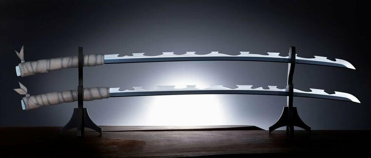 DEMON SLAYER - Nichirin Inosuke Sword - R?plique Proreplica 93cm