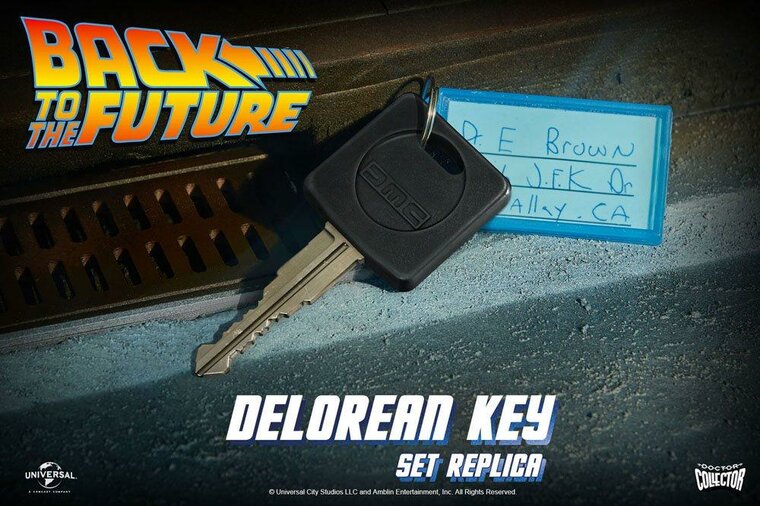 BACK TO THE FUTURE - Replica of the DeLorean&#039;s Car Key