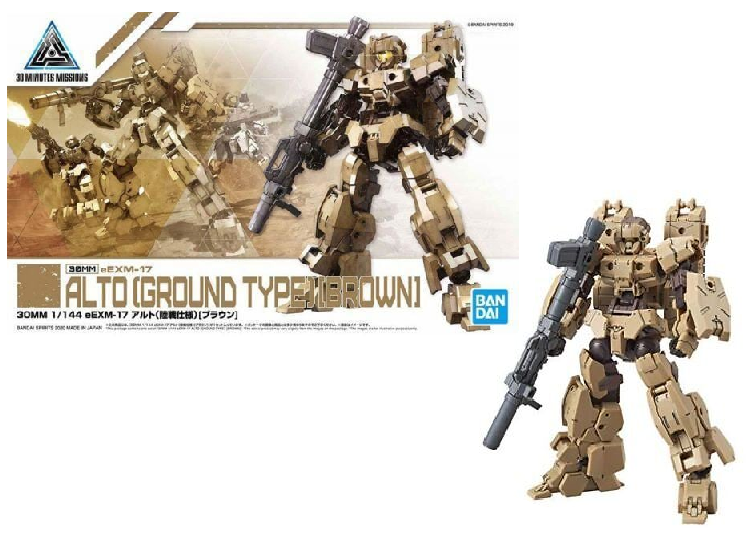 GUNDAM - 30MM 1/144 eEXM-17 Alto Ground Type Brown - Model Kit