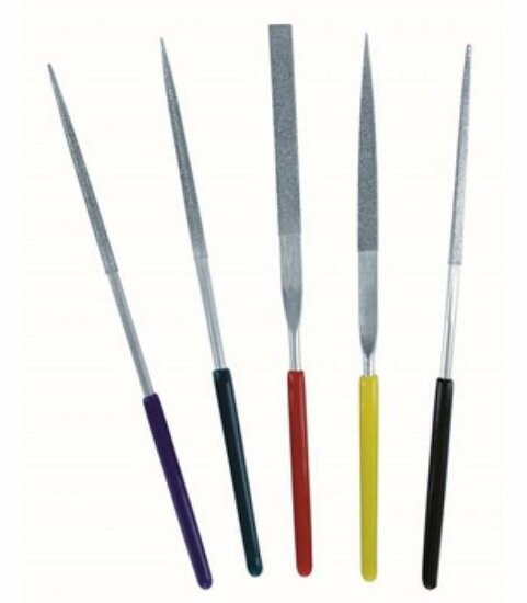 GUNDAM TOOLS - Set of 5 Mini Diamond Files Set - 100mm