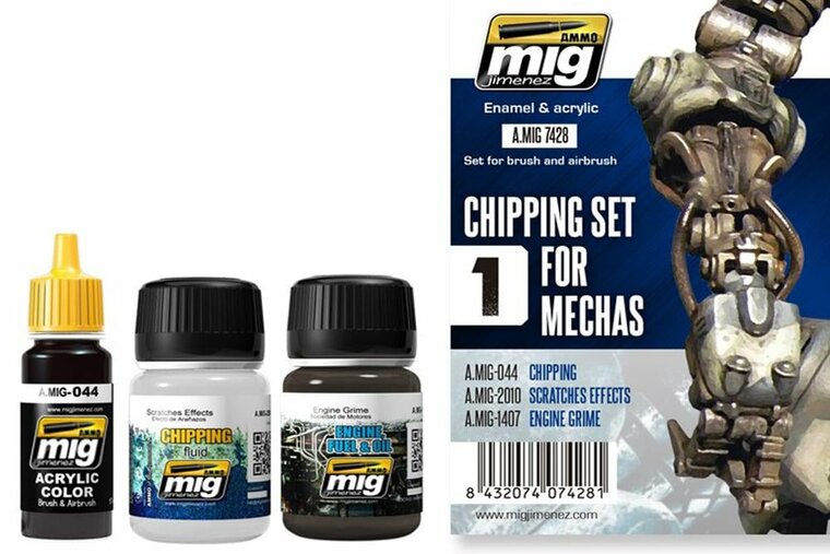 GUNDAM TOOLS - Chipping Set for Mechas