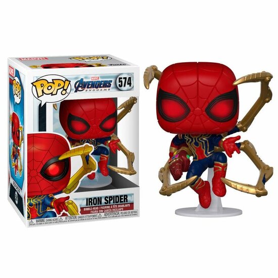 MARVEL - POP N? 574 - Endgame - Iron Spider Man &amp; Gauntlet