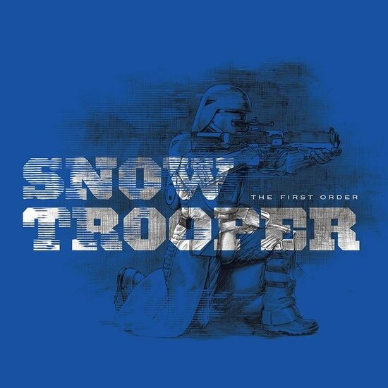 STAR WARS - Canvas 40X40 &#039;18mm&#039; - Episode VII - Snowtrooper Blue