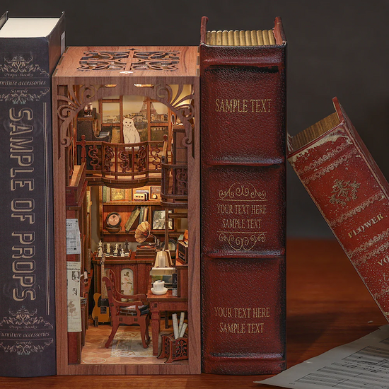 BOOK NOOK KIT - DIY - The Secret Rhythm - 355pc + LED Light