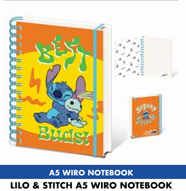 LILO &amp; STITCH - Best Buds - A5 Wiro Notebook