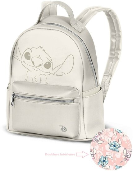 STITCH - White - Fashion BackPack &#039;28x24x11cm&#039;