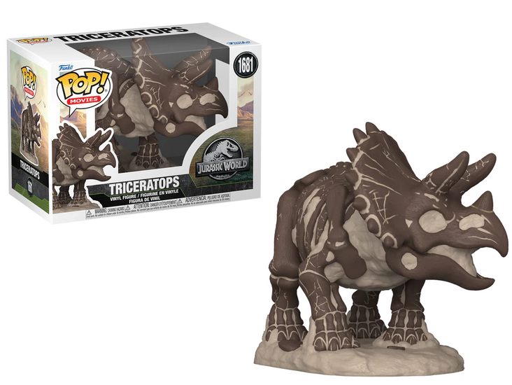 JURASSIC PARK FOSSIL - POP Movie N? 1681 - Triceratops