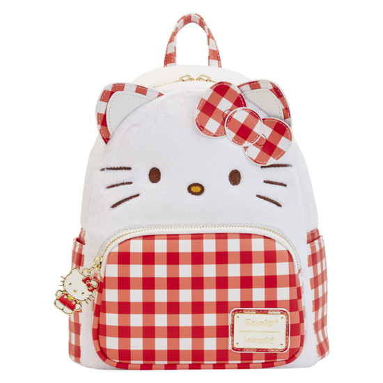 SANRIO - Hello Kitty &quot;Gingham Cosplay&quot; - Mini Backpack LoungeFly