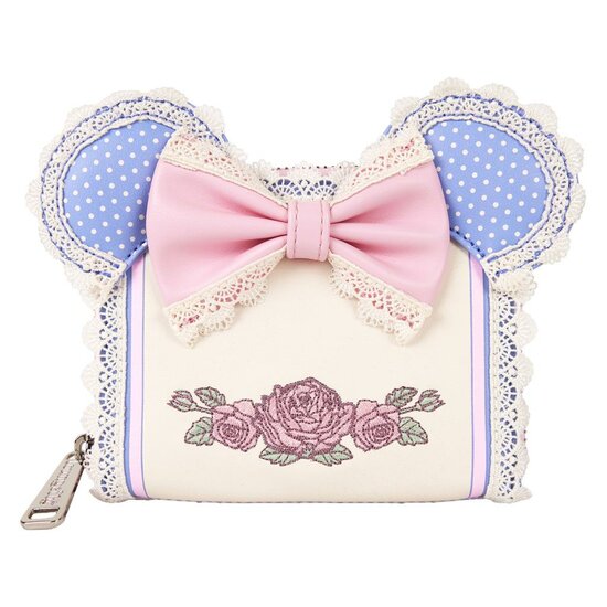 DISNEY - Minnie &quot;Floral and Lace Ears&quot; - Wallet LoungeFly