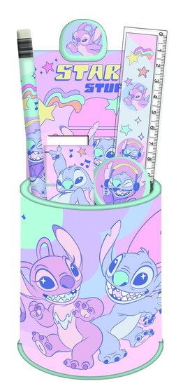 STITCH &amp; ANGEL - Stationery Set + Pencil Pot - 7pc.