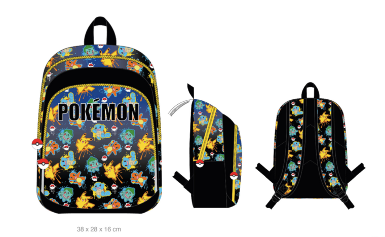 POKEMON - Teams - 2 Compartments BackPack &#039;38x28x16cm&#039;