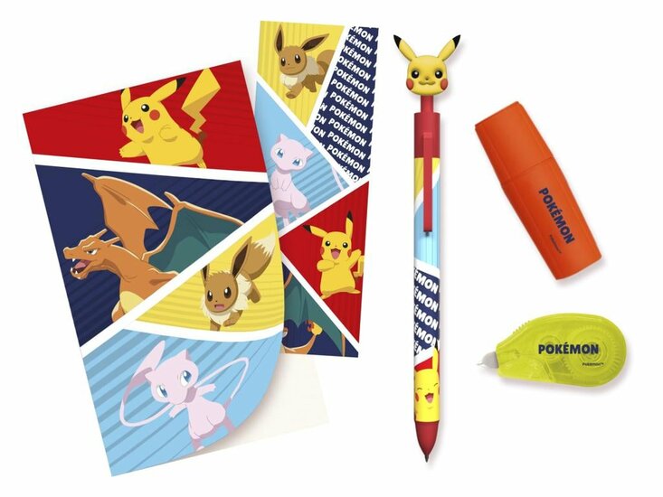 POKEMON - Stationery Set with Notebook - 5pc