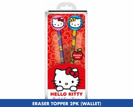 HELLO KITTY - Pencil &amp; Topper 2PK
