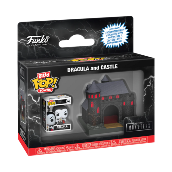UNIVERSAL MONSTERS - Bitty Pop Town - Dracula&#039;s Castle with Dracula