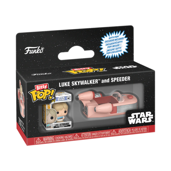 STAR WARS - Bitty Pop Ride - Speeder with Luke