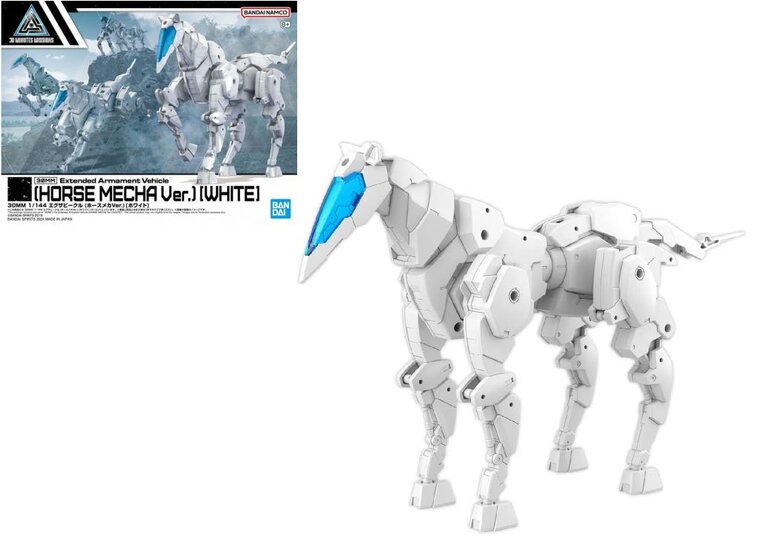 30MM - 1/144 Extended Armament Vehicule (Horse Mecha) White -Model Kit