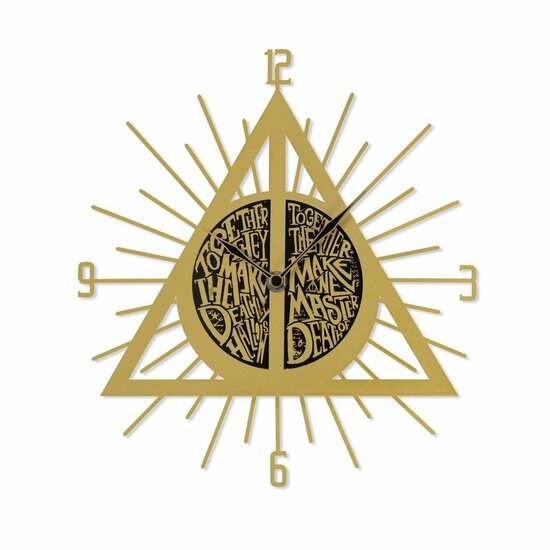HARRY POTTER - Deathly Hallows - Metal Wall Clock