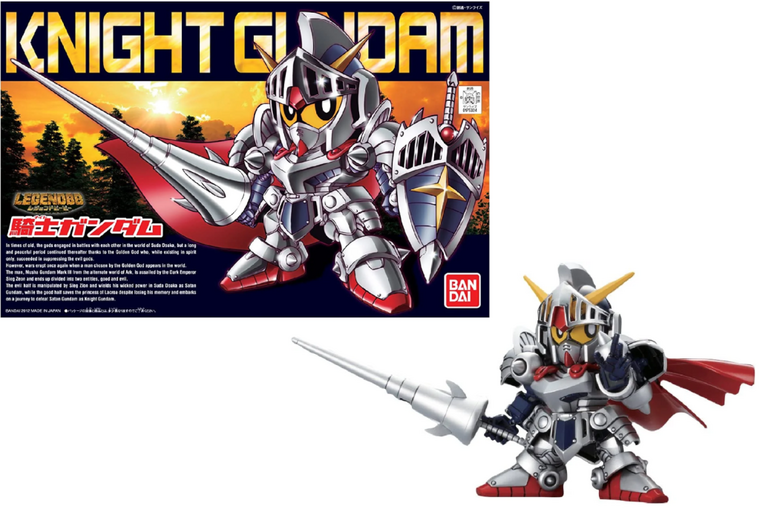 GUNDAM - SD - BB370 LegendBB Knight Gundam - Model Kit - 8cm