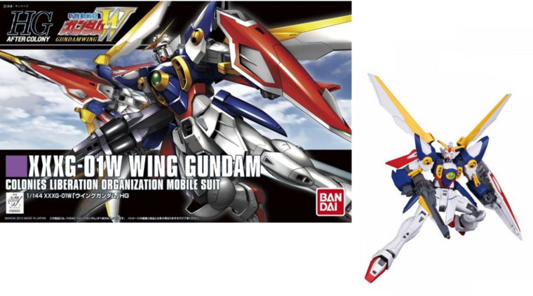 GUNDAM - Model Kit - HG 1/144 - Wing Gundam - 13 CM