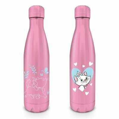 DISNEY - The Aristocats &quot;Marie-Hearts &amp; Flowers&quot; - Metal Bottle