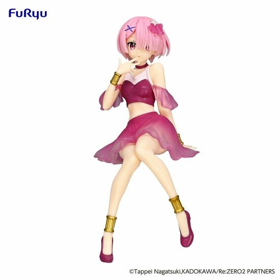 RE ZERO - Ram &quot;Twinkle Party&quot; - Statue Noodle Stopper 14cm