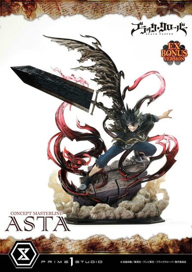 BLACK CLOVER - Asta &quot;Exclusive Bonus&quot; - Statue Masterline Series 50cm