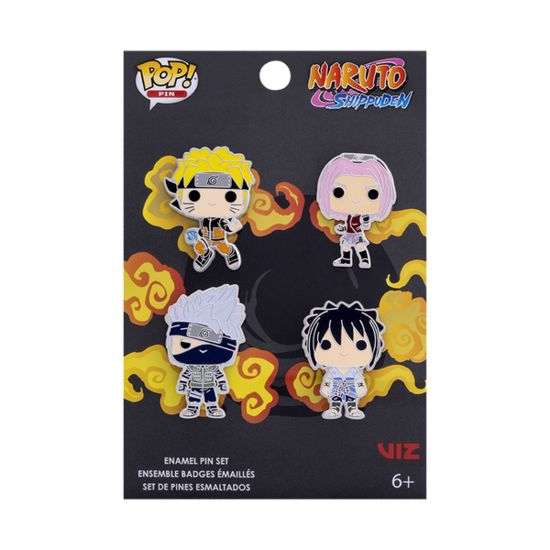 NARUTO - Funko 4pk Pin Set - Team 7