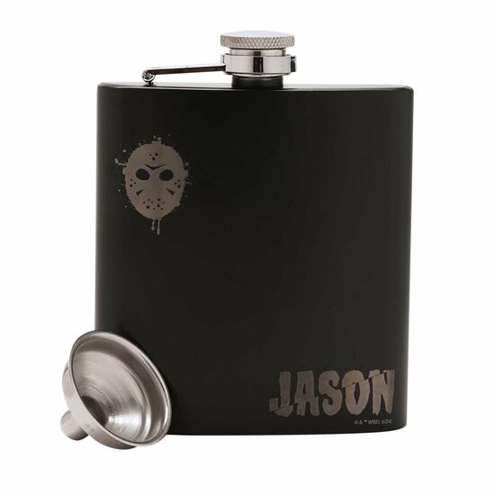 FRIDAY 13th - Jason &amp; Mask - Hip Flask 175ml + Funnel