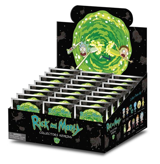 RICK &amp; MORTY - Series 2 - 3D Foam Bag Clip (Display 24 Pcs)