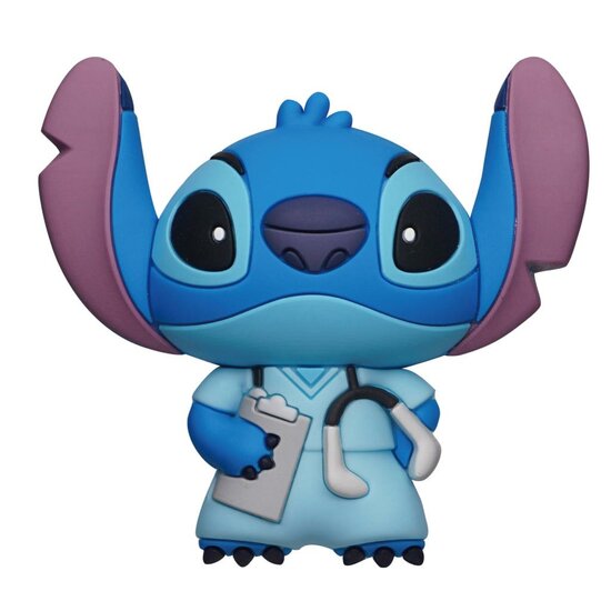LILO &amp; STITCH - Stitch nurse - 3D foam collectible magnet