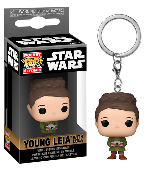 STAR WARS OBI-WAN KENOBI - Pocket Pop Keychains - Leia Organa &quot;Young&quot;